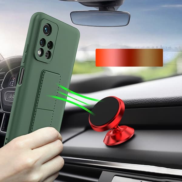 Wozinsky Xiaomi Redmi Note 11/11S Mobilskal Kickstand - Svart