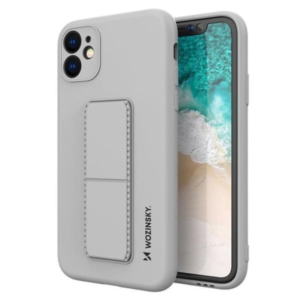 Wozinsky Galaxy A22 4G Mobilskal Kickstand - grå