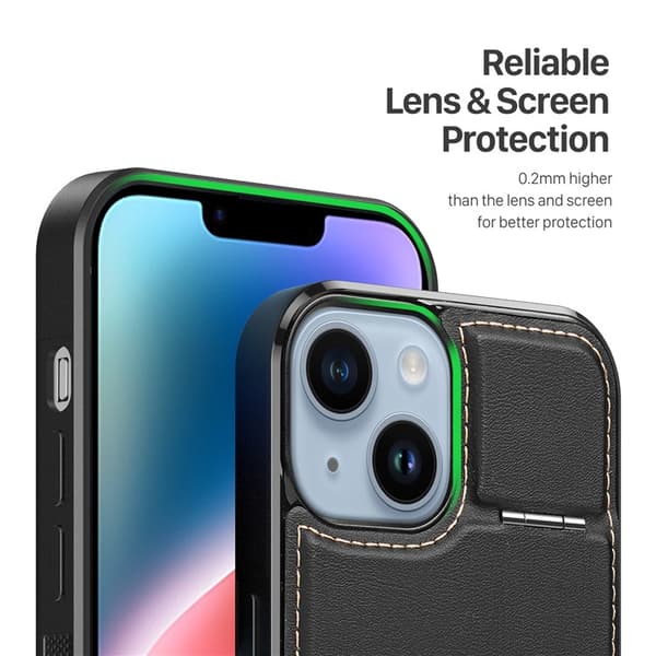 Dux Ducis iPhone 14 Plus Mobilskal Magsafe Korthållare Rafi