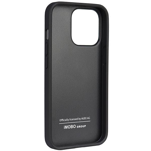 Audi iPhone 13 Pro/13 Mobilskal Synthetic Läder - Svart