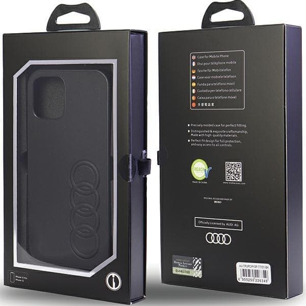 Audi iPhone 11 Pro Mobilskal Synthetic Läder - Svart