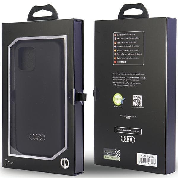 Audi iPhone 11/Xr Mobilskal Silicone - Svart