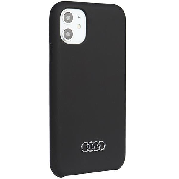 Audi iPhone 11/Xr Mobilskal Silicone - Svart