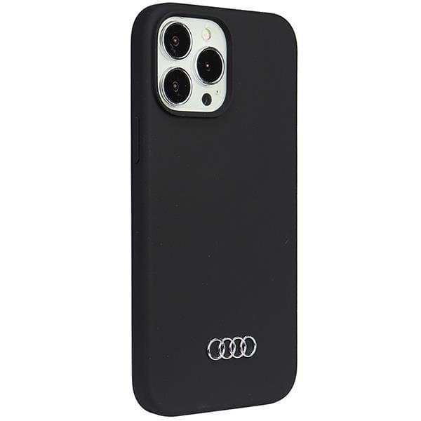 Audi iPhone 13 Pro Max Mobilskal Silicone - Svart
