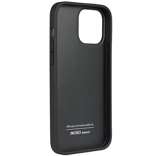 Audi iPhone 13 Pro Max Mobilskal Äkta Läder - Svart