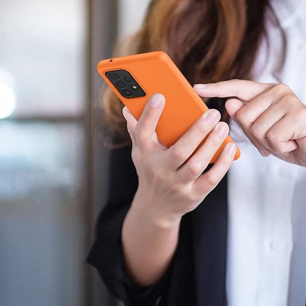 Galaxy A22 4G Mobilskal Slilkon - Rosa