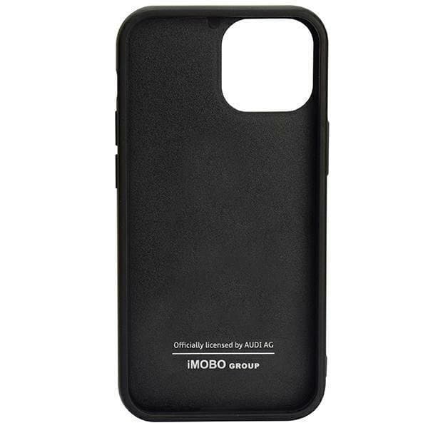 Audi iPhone 12/12 Pro Mobilskal Carbon Fiber Stripe - Svart