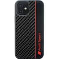 Miniatyrbild 2 av 8: Audi  iPhone 12/12 Pro Mobilskal Carbon Fiber Stripe - Svart