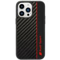 Miniatyrbild 2 av 5: Audi iPhone 14 Pro Mobilskal Carbon Fiber Stripe - Svart