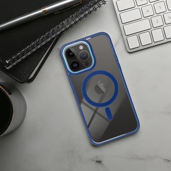iPhone 11 Pro Max Mobilskal Magsafe Color Edge - Marinblå