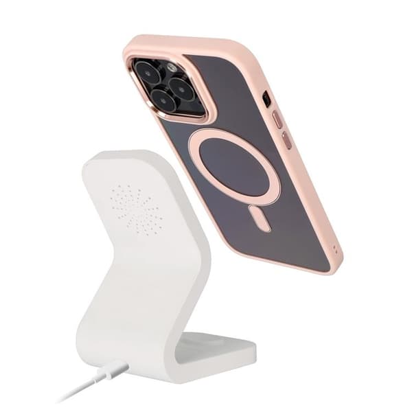 iPhone 14 Pro Mobilskal Magsafe Color Edge - Rosa