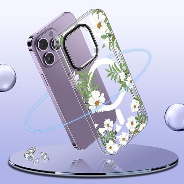 Tech-Protect iPhone 14 Pro Mobilskal Magsafe Mood - Spring Daisy