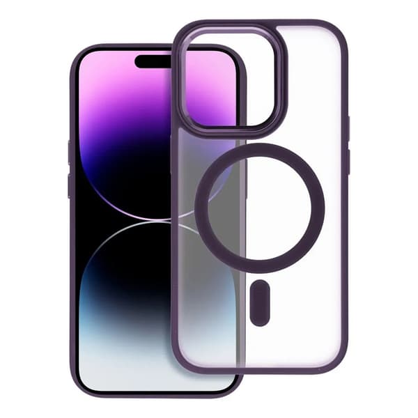 iPhone 14 Plus Mobilskal Magsafe Matte - Lila
