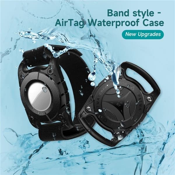 Airtag Skal IP67 Vattentät Bluetooth Tracker - Svart