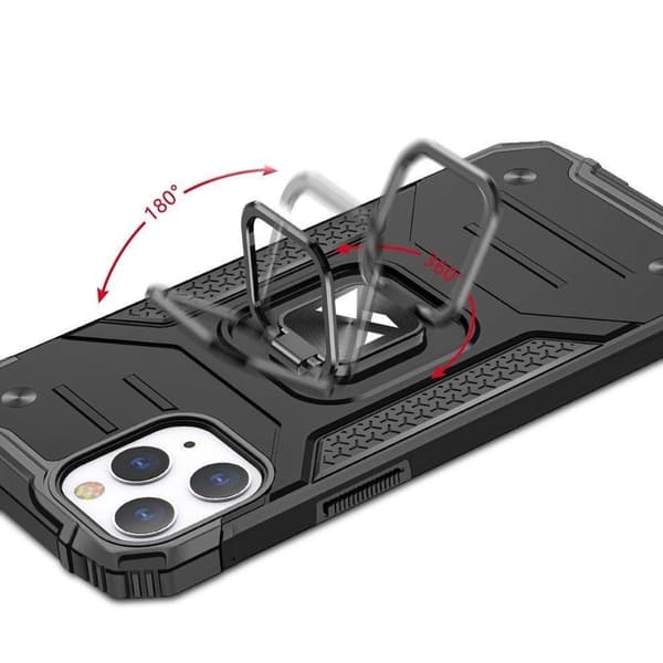 Wozinsky iPhone 14 Pro Max Mobilskal Ringhållare Armor - Blå