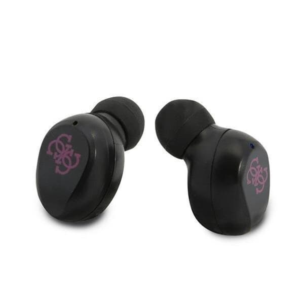 Guess TWS Bluetooth 5.0 Hörlurar + Dockningsstation - Magenta