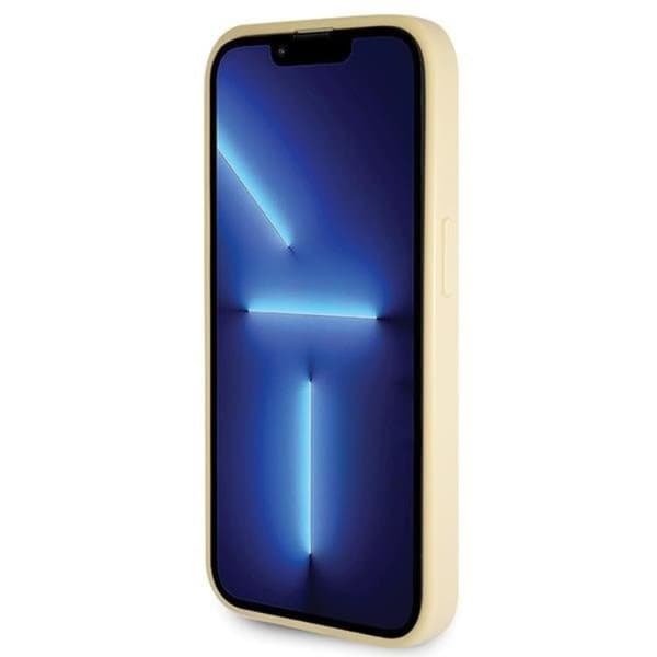 Guess iPhone 13 Pro Max Mobilskal Glitter Script Big - Guld