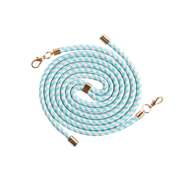 BOOM iPhone 14 Pro Max skal med mobilhalsband - Rope MintWhite