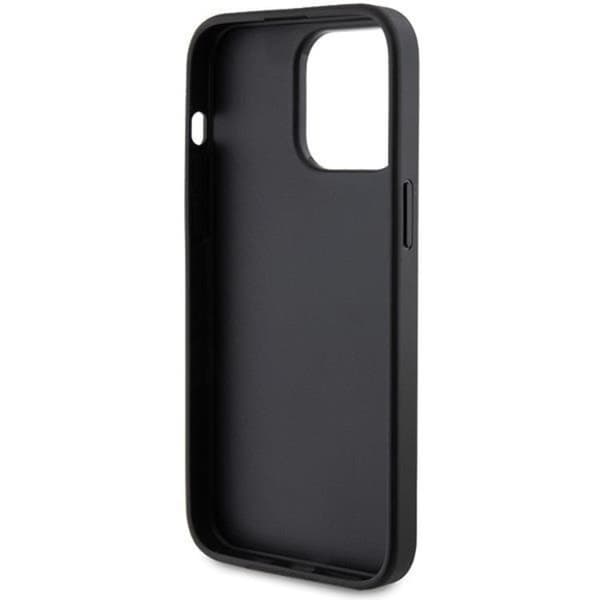 Guess iPhone 15 Pro Max Mobilskal Metall Gold Logo - Grå