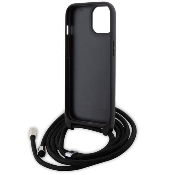 Karl Lagerfeld iPhone 15 Plus Halsbandsskal Crossbody Saffiano
