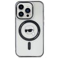 Miniatyrbild 3 av 8: Karl Lagerfeld iPhone 15 Plus Mobilskal Magsafe IML Karl`s Head