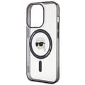 Miniatyrbild 6 av 8: Karl Lagerfeld iPhone 15 Plus Mobilskal Magsafe IML Karl`s Head