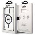 Miniatyrbild 8 av 8: Karl Lagerfeld iPhone 15 Plus Mobilskal Magsafe IML Karl`s Head