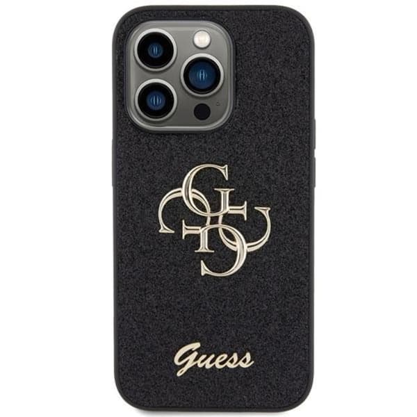 Guess iPhone 15 Pro Max Mobilskal Glitter Script Big 4G