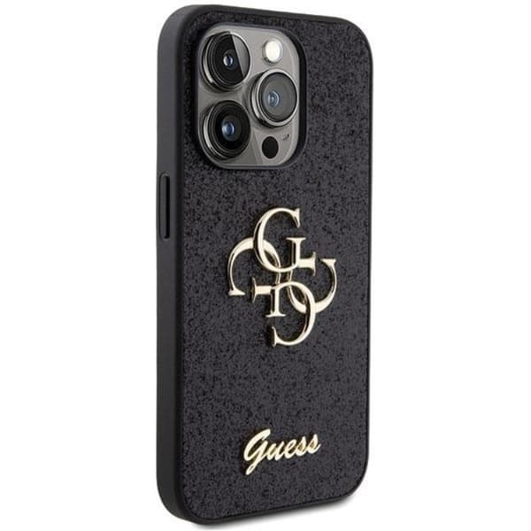 Guess iPhone 15 Pro Max Mobilskal Glitter Script Big 4G