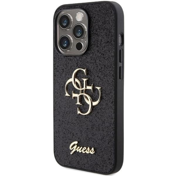 Guess iPhone 15 Pro Max Mobilskal Glitter Script Big 4G