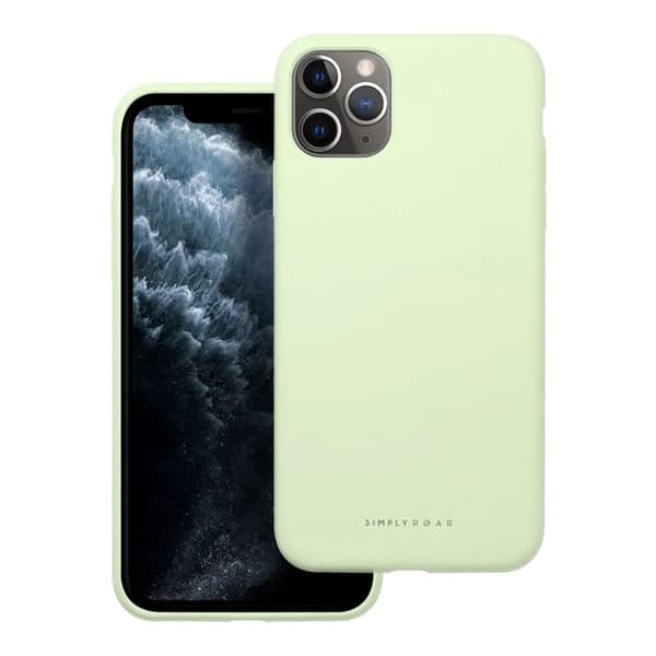 Roar iPhone 11 Pro Max Mobilskal Roar Cloud Skin - Ljusgrön