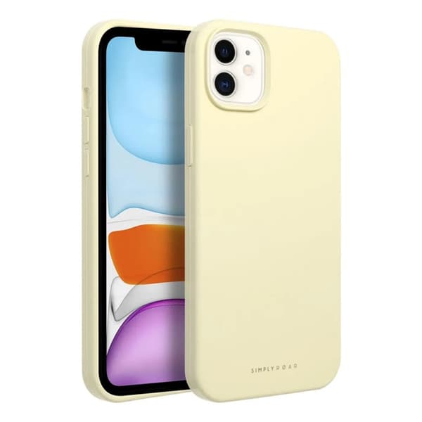 Roar iPhone 11 Mobilskal Roar Cloud Skin - Ljusgul