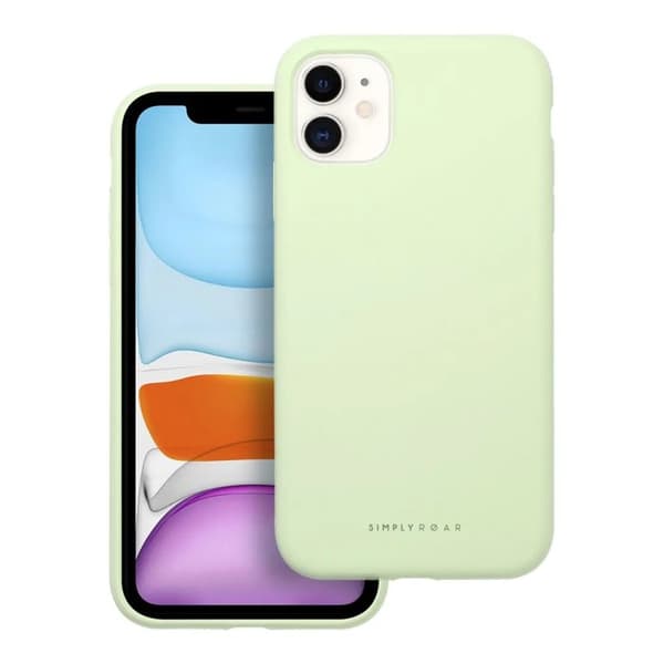 Roar iPhone 11 Mobilskal Roar Cloud Skin - Ljusgrön