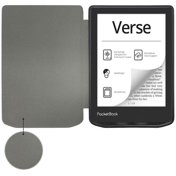 Tech-Protect Pocketbook Verse/Lite/Pro Fodral Smart - Svart