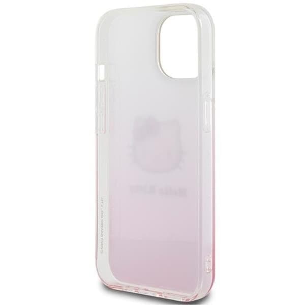 Hello Kitty iPhone 15 Mobilskal IML Gradient Electrop Kitty Head
