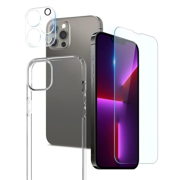 [4in1] Boom Startpaket till iPhone 14 Pro - Clear