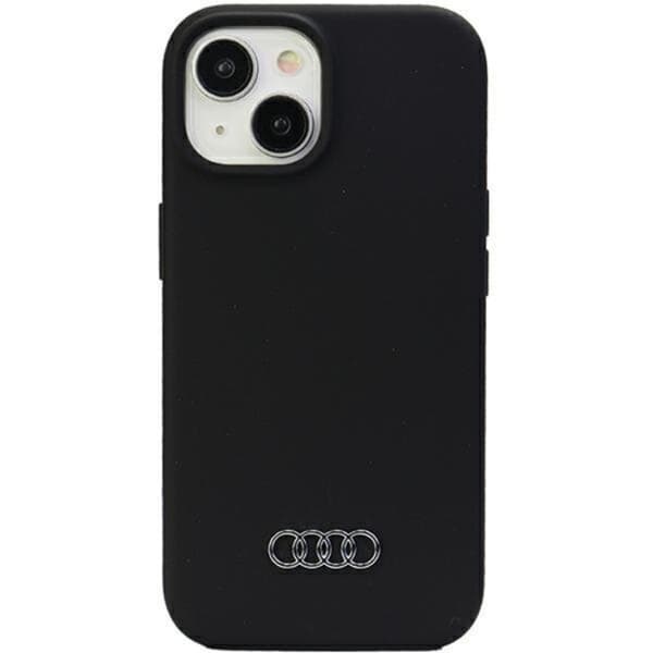 Audi iPhone 15 Mobilskal Silikon - Svart