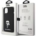 Miniatyrbild 8 av 8: KARL LAGERFELD iPhone 15 Mobilskal Ikonik Metal Pin