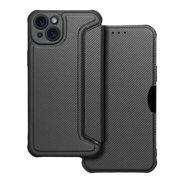 iPhone 15 Plånboksfodral Razor Holster - Svart