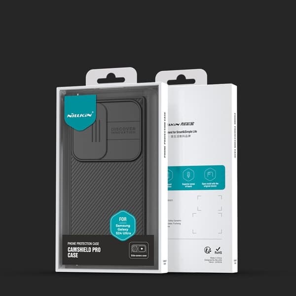 Nillkin Galaxy S24 Ultra Mobilskal Camshield Pro - Svart