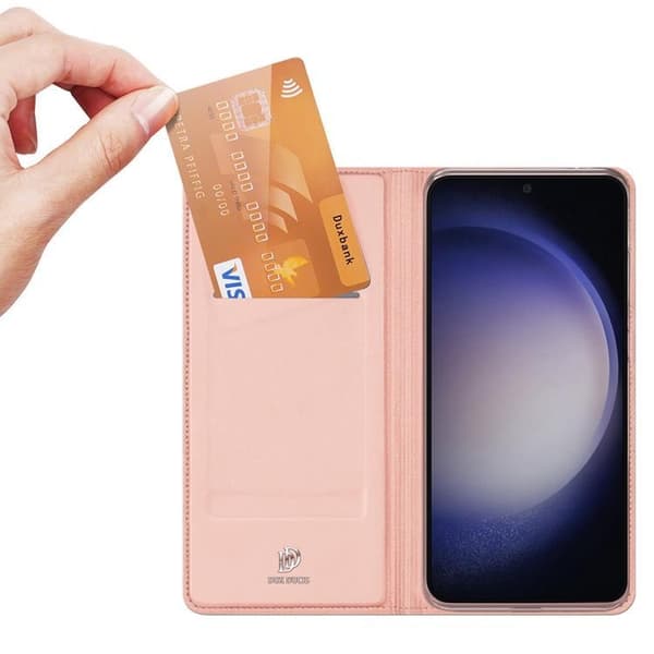 Dux Ducis Galaxy S24 Plus Plånboksfodral Skin Pro med Flap - Rosa