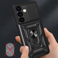 Miniatyrbild 9 av 11: Galaxy S24 Mobilskal Hybrid Armor Camshield - Svart