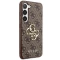 Miniatyrbild 3 av 11: Guess Galaxy S24 Mobilskal Big Metall Logo - Brun
