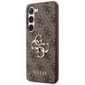 Miniatyrbild 4 av 11: Guess Galaxy S24 Mobilskal Big Metall Logo - Brun