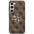Miniatyrbild 6 av 11: Guess Galaxy S24 Mobilskal Big Metall Logo - Brun