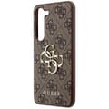 Miniatyrbild 7 av 11: Guess Galaxy S24 Mobilskal Big Metall Logo - Brun