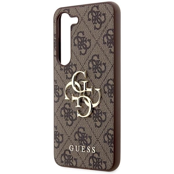 Guess Galaxy S24 Mobilskal Big Metall Logo - Brun
