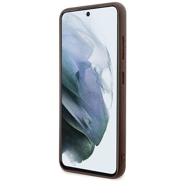 Guess Galaxy S24 Mobilskal Big Metall Logo - Brun