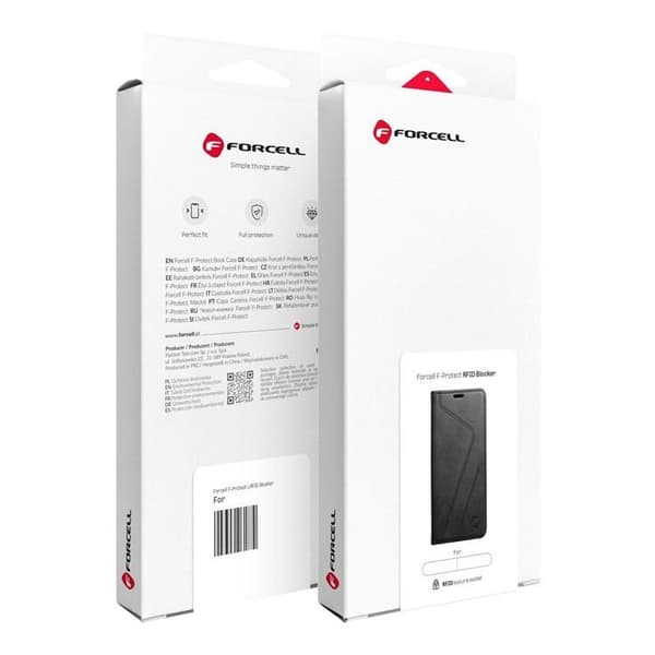 Forcell Galaxy S24 Plånboksfodral RFID Blocker - Svart