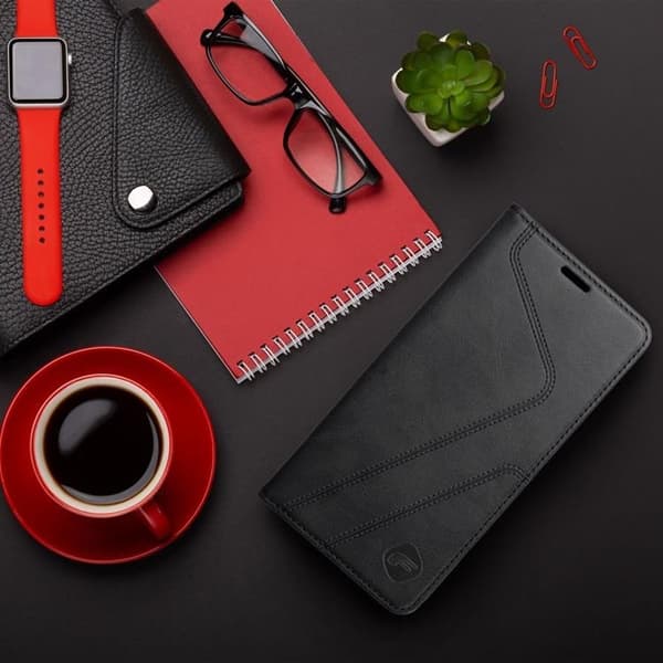 Forcell Galaxy S24 Plånboksfodral RFID Blocker - Svart